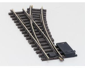 LGB 16050 Elektr.Weiche  rechts, R3,22.5Grad, Met Schroefbare railverbinders