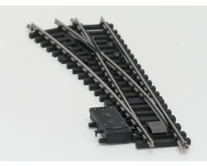 Aristo Craft Trains nikkel Switch Track Left, Schroefbare railverbinders