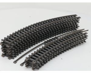 Aristo Craft Trains Railpakket 8 Meter Curved Track XX Wide Diameter, Buiten gebruikt, Schroefbare railverbinders