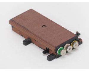 LGB 1206 Electric wissel-aandrijving oud model, Bruin geschilderd
