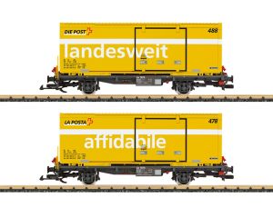 LGB 45886 Post Containerwagen-Set RhB (06/2026)