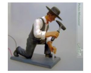 Prehm-miniaturen 550505 Figure Arbeiter  Kunststoff