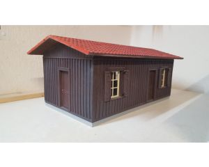 KOTSCH RhB-Schopf des Bahnhofes Filisur
