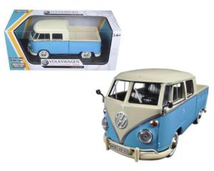 GSDCCmax 00079343crbl 1/24 Volkswagen Type 2 (T1) Pickup, cream/blue 2-tone