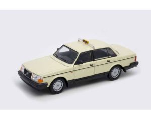 GSDCCwel 00024102tx-w 1/24 1986 Volvo 240 GL Taxi Germany, cream-yellow
