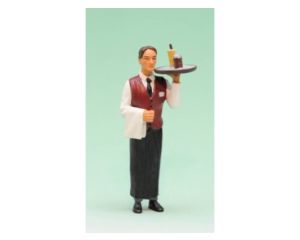 Prehm-miniaturen 500025 Kellner mit roter Weste