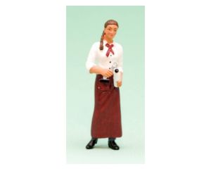 Prehm-miniaturen 500027 Kellnerin mit roter Schürze