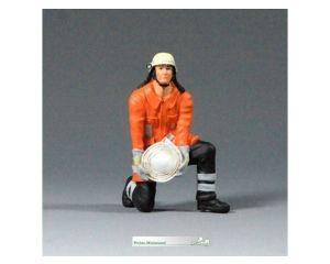 Prehm-miniaturen 500206 Feuerwehrman Metallfigur
