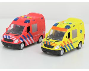 Dicky Set Ambulance en Brandweer Sound & Flash Licht