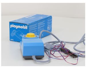 Playmobil 4375 Transformator 220V 0-14V met 4351 Aansluitsnoer OVP