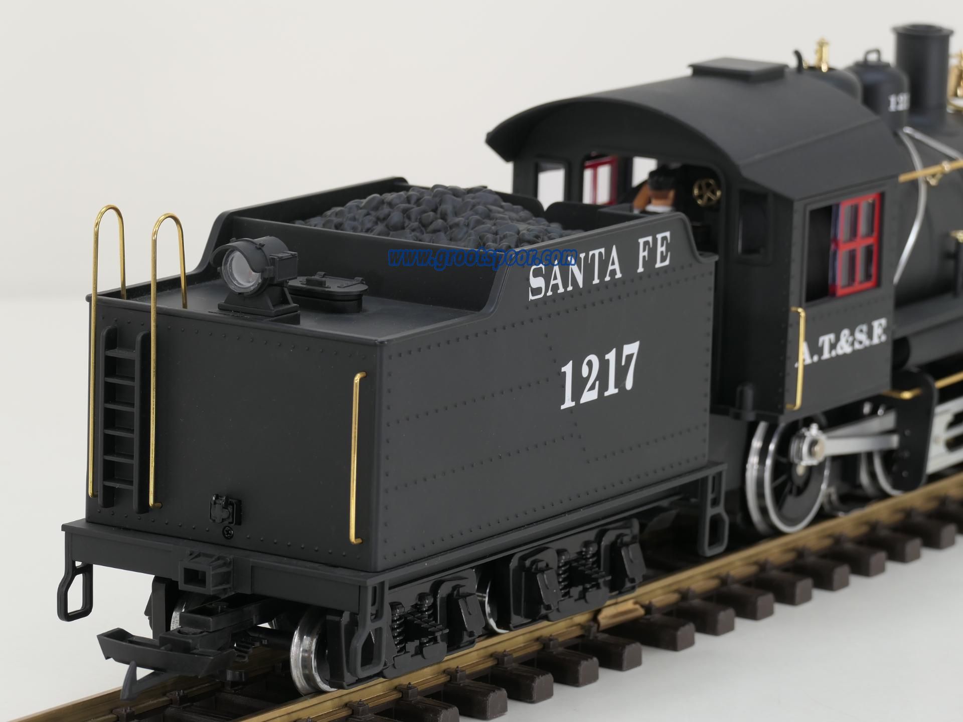 LGB 20231 Santa Fe A.T.&S.F. Dampflok 1217, Sound , Met