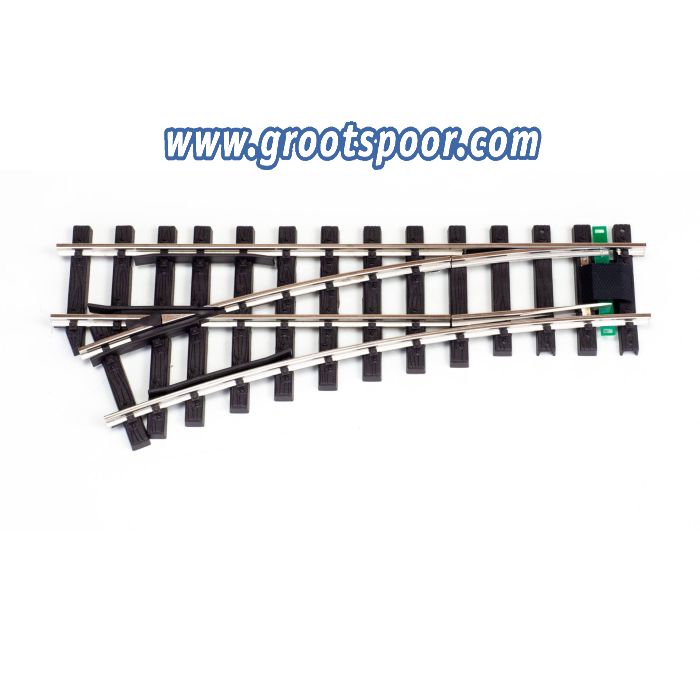 TRAINLINE45 1040952 Nickel Elektro/DCC-weiche R 90cm links