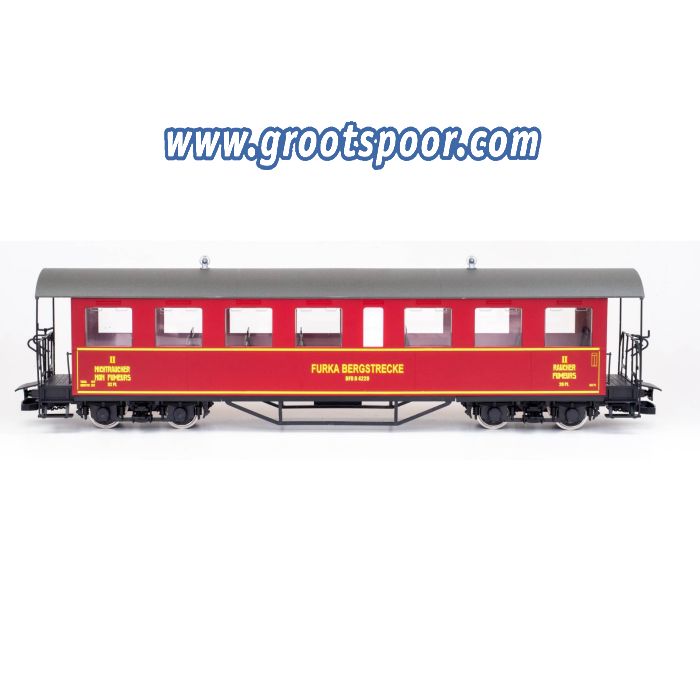 TRAINLINE45 3036991 Personenwagen B 4229 der Furka Bergstrecke, rot