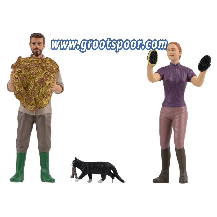 POLA 331519 Pferdepfleger und Katze