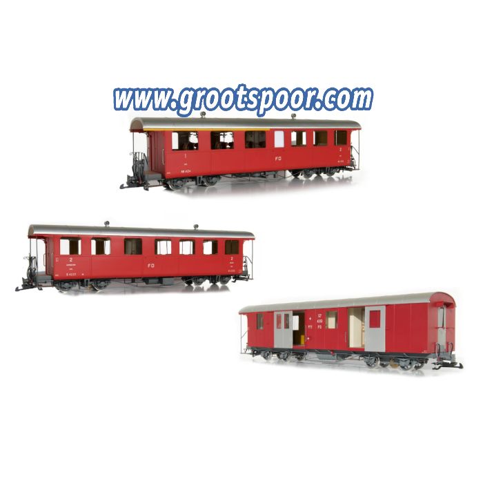 Kiss 660 108 FO Plattformwagen 3er-Set AB und B und FZ