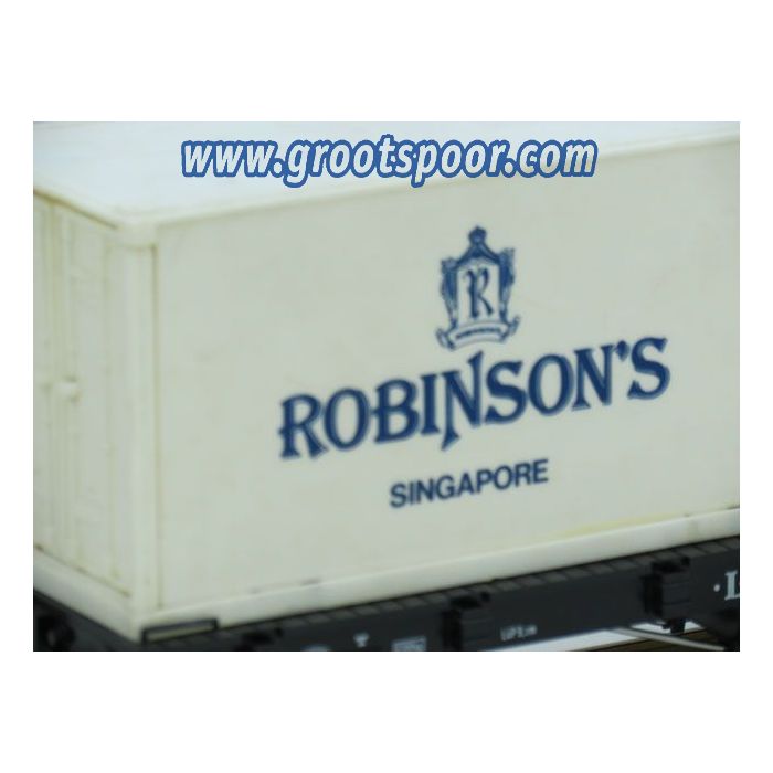 LGB 4059 Robinson's / Gibraltar containerwagen