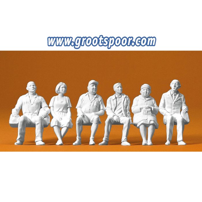 Preiser 45183 Sitzende Reisende. 6 Figuren 1:22,5