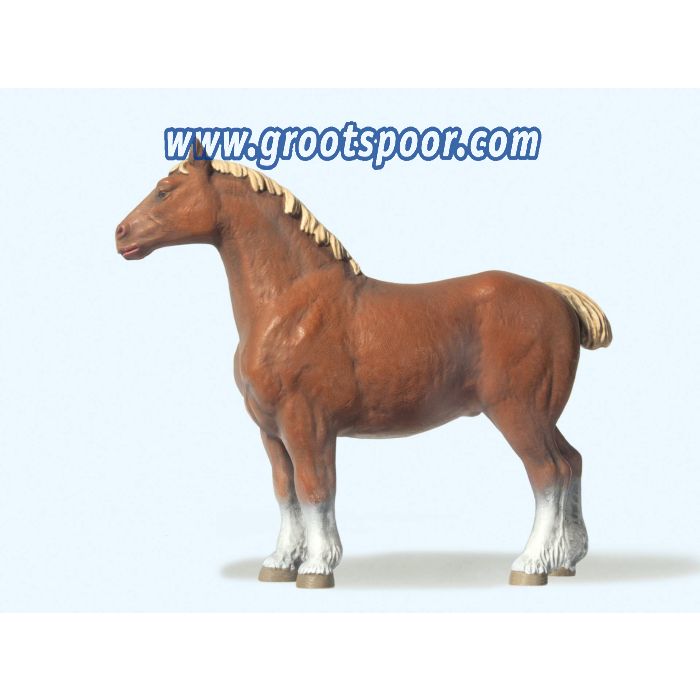 Preiser 47024 Pferd belgisch 1:25