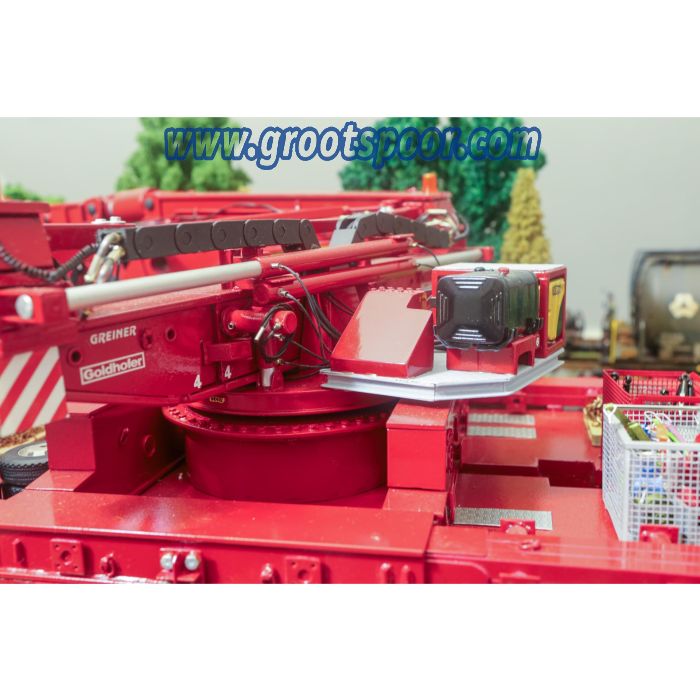 Uniek 1:24 Diorama met Realistische Girderbridge, SPMT Platforms en Transformator, Kahl transport