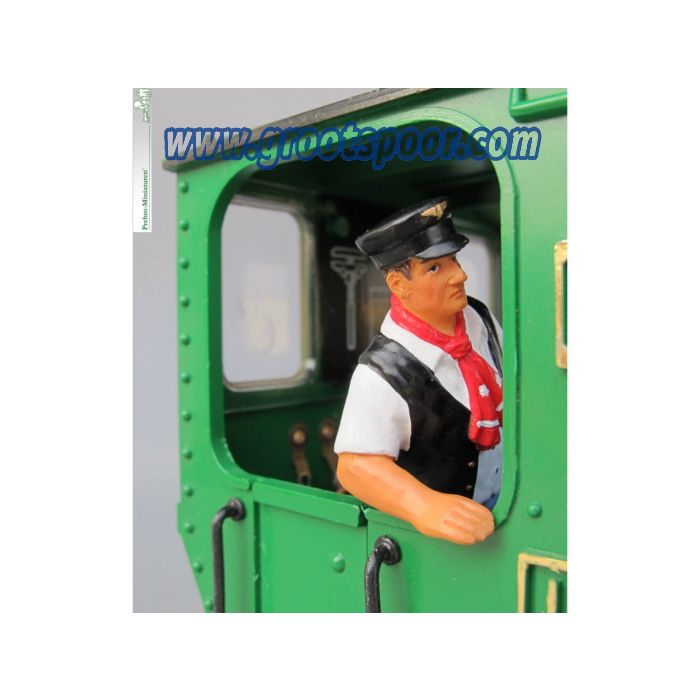 Prehm-miniaturen 500039 Lokführer Schweiz am Fenster stehend, rechts