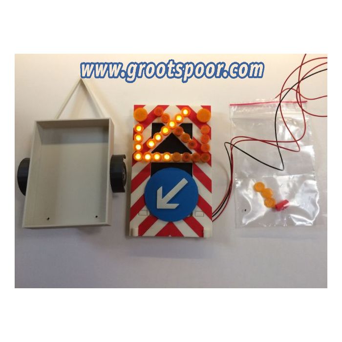 MBE 510534 Absperrtafel linksweisend Spur G - sku: MBE510534 - Neu - Bild 2