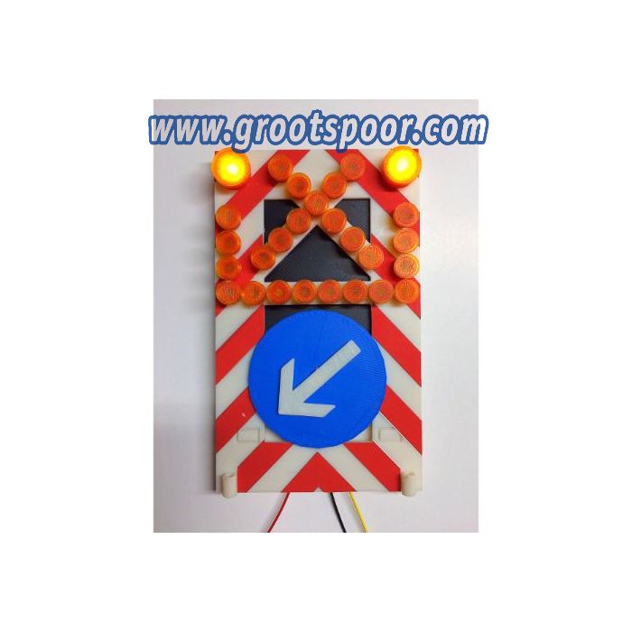 MBE 510534 Absperrtafel linksweisend Spur G - sku: MBE510534 - Neu - Bild 4
