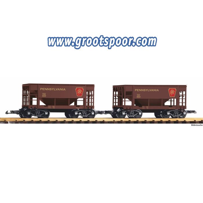 PIKO 38972 2er Set Schüttgutwagen PRR