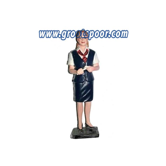 Prehm-miniaturen 550052 Irina - RhB Zugbegleiterin -Kunststofffigur