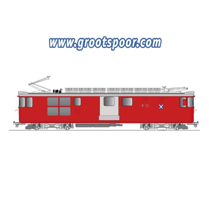 Kiss 610 201 FO Gepäcktriebwagen Deh 4/4 l Disentis Muster