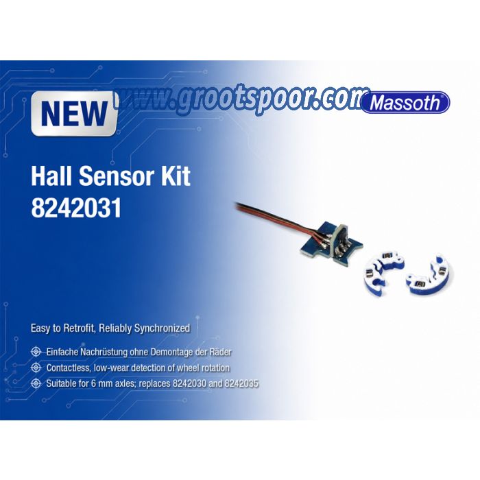 Massoth 8242031 Emotion hall sensor kit standard axle - sku: MA8242031-1 - Nieuw - Afbeelding 2