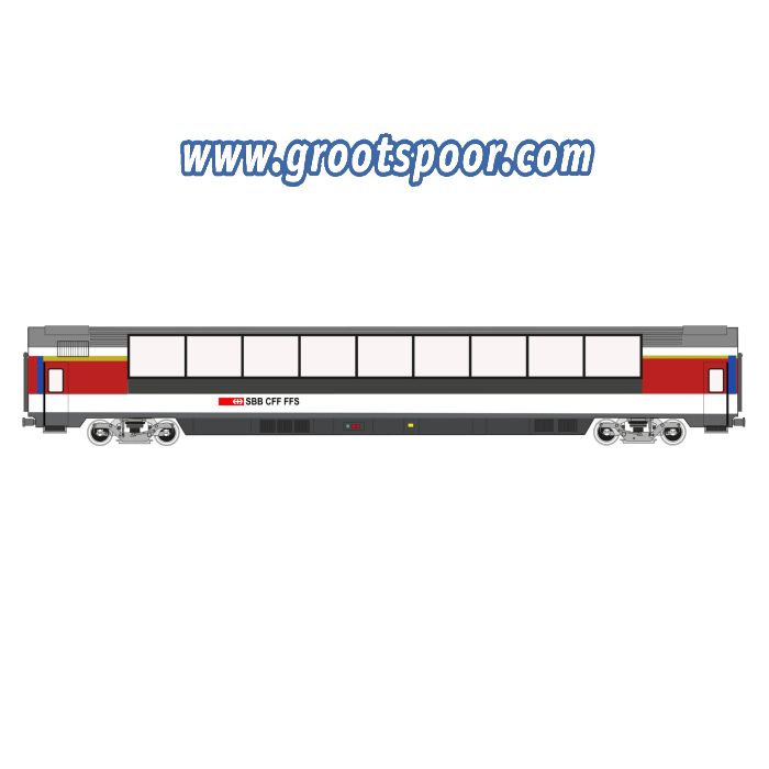 Schaal 1 Kiss 560 411 SBB Panoramawagen Apm 61 | ICN Kurzversion (Q4/2025)