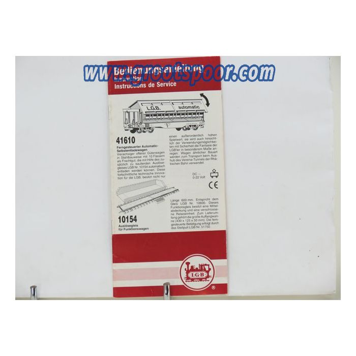 LGB Bedienungsanleitung 41610 10154