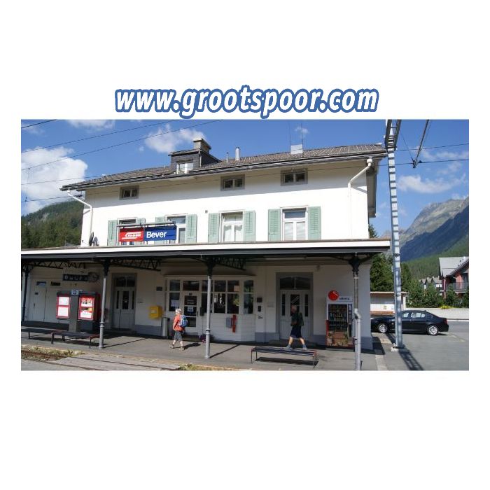 GSmm Bahnhof Bever der RhB / Rhätische Bahn
