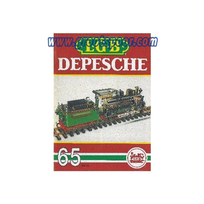 LGB Depesche 65 - sku: 20210128030211 - Gebruikt - Goede staat - Afbeelding 1