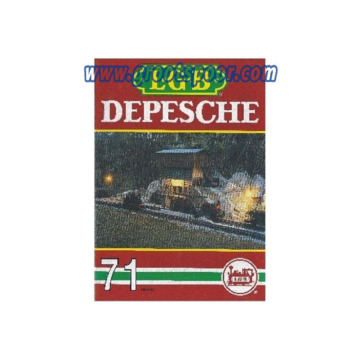 LGB Depesche 71 - sku: 20210128031056 - Gebruikt - Goede staat - Afbeelding 1