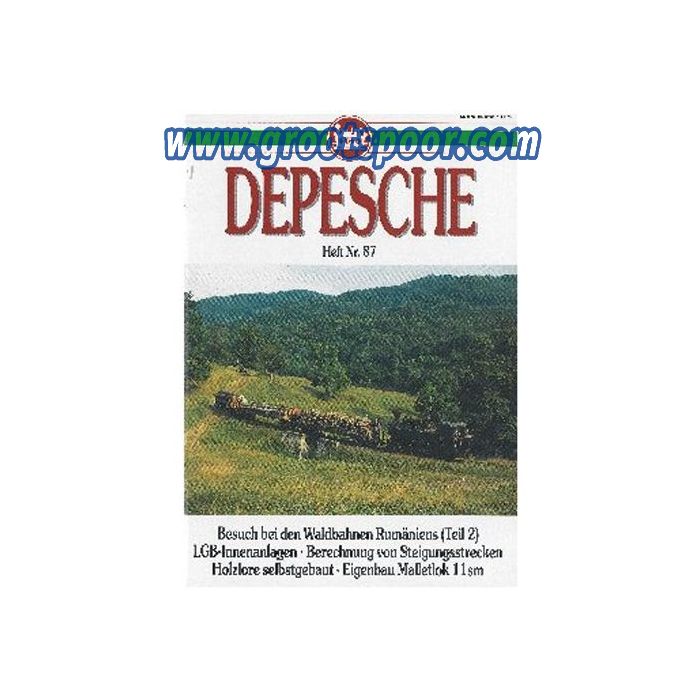 LGB Depesche 87 - sku: 20210128033728 - Gebruikt - Goede staat - Afbeelding 1