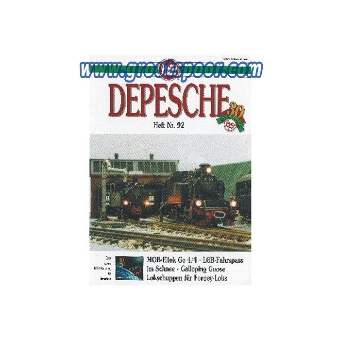 LGB Depesche 92 - sku: 20210128034617 - Gebraucht - Guter Zustand - Bild 1
