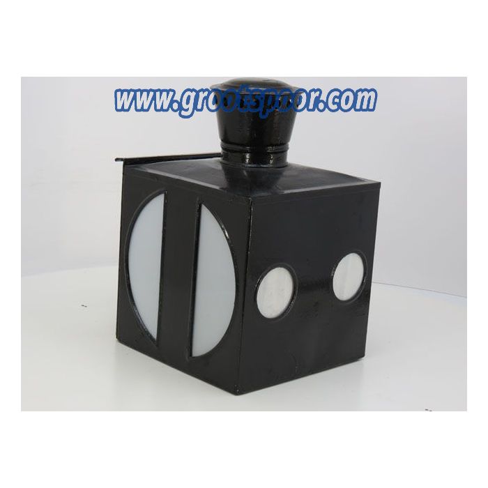 Draaischijf lantaarn oud met wit glas inlay - sku: 20190517074339 - Gebraucht - Guter Zustand - Bild 2