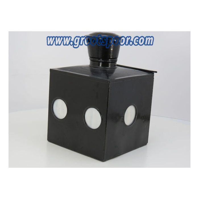Draaischijf lantaarn oud met wit glas inlay - sku: 20190517074339 - Gebraucht - Guter Zustand - Bild 3