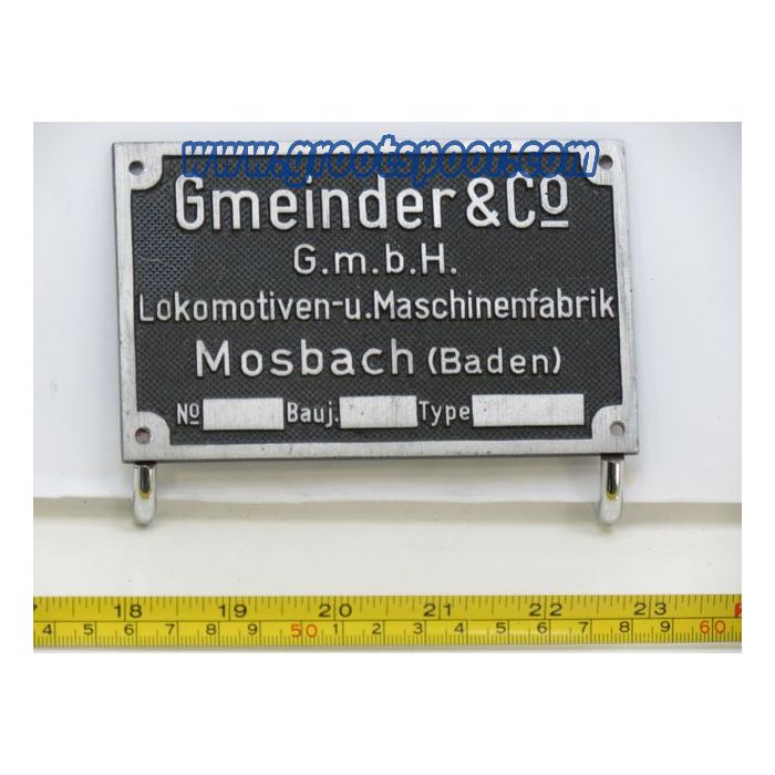 EisenbahnSchild Gmeinder & Co G.m.b.H. Mosbach