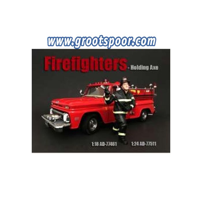 GSDCCad 00077511 1/24 Fire Fighter *Holding Axe*