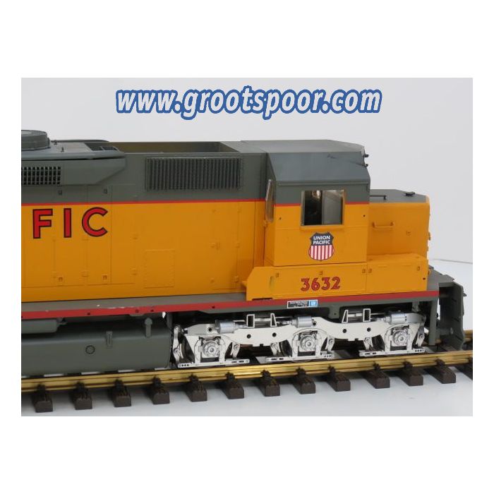 Wagon Searchlight Car Aristocraft échelle G - UP/Union - Jaune/Marron - Occasion (superbe état)