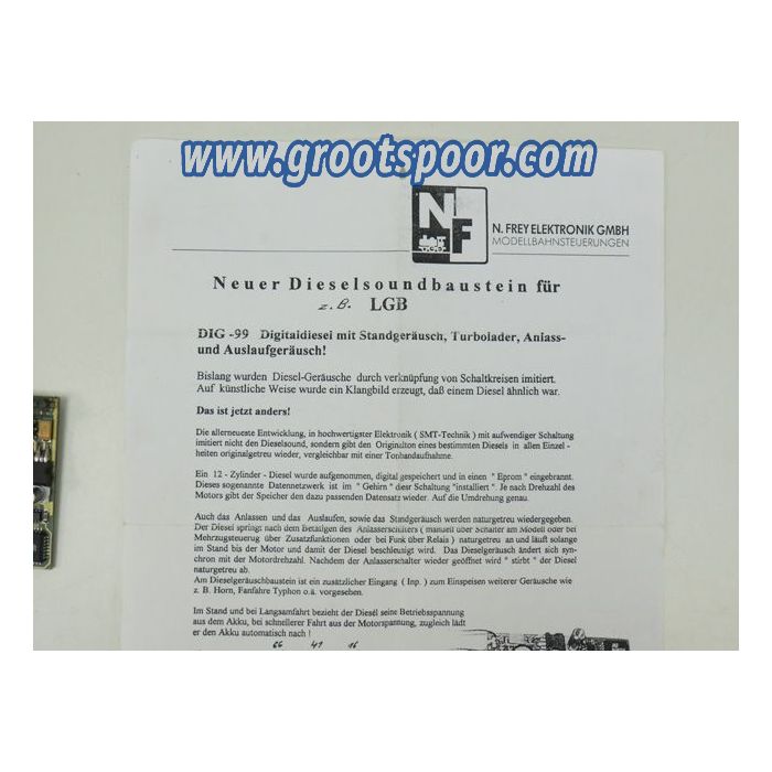 N. Frey Elektronik GMBH Dig -99 Diesel