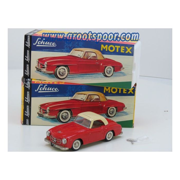 Schuco Mercedes 190 SL Motex rot-weiB #1088 Alt, sehr Selten 