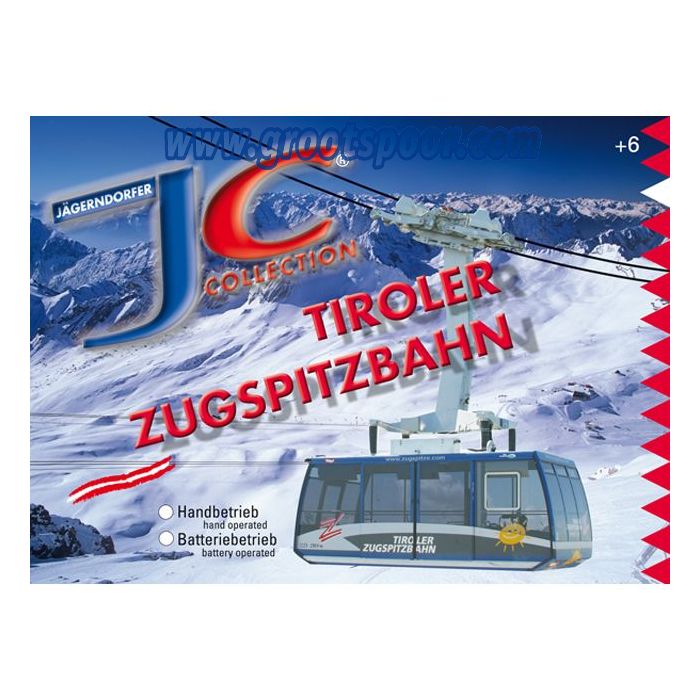 JAEGERNDORFER JC89090 GONDEL ZUGSPITZBAHN HANDBED.   schaal 1:32