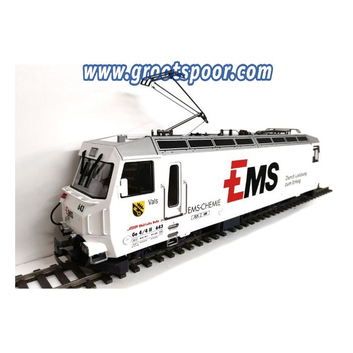 RhB Elektrolok nr 643, “EMS Chemie Werbung 