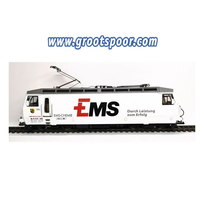 RhB Elektrolok nr 643, “EMS Chemie Werbung 