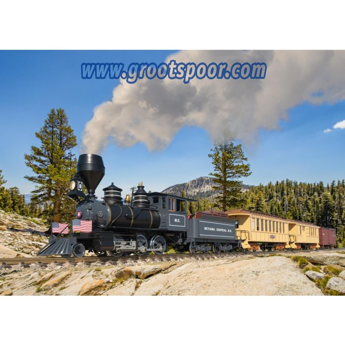 LGB 20284 Stoomlocomotief NC RR Mogul van de Nevada Central Railroad, tijdperk II - sku: LGB20284 - Nieuw - Afbeelding 4