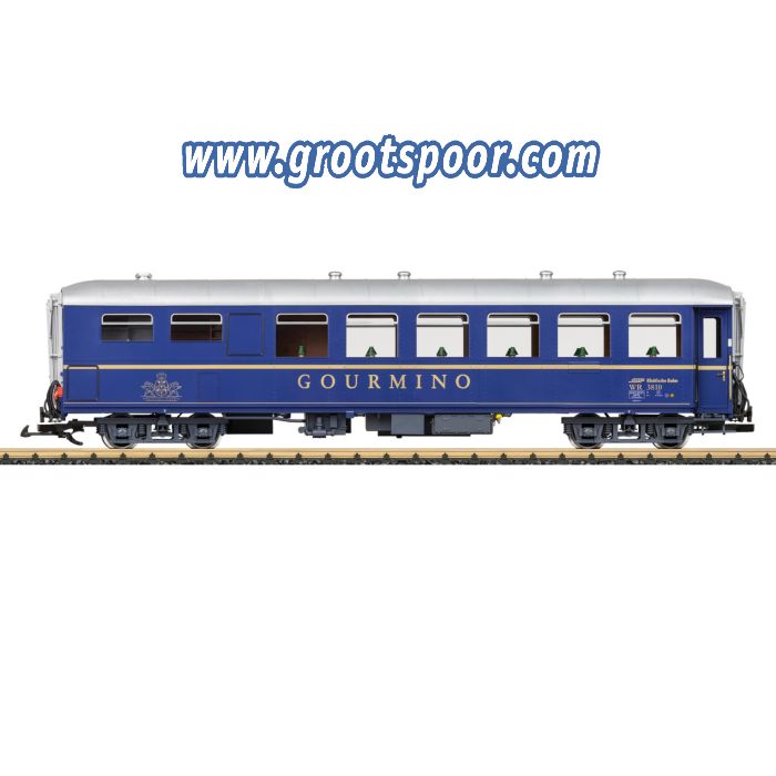 LGB 30522 Speisewagen Gourmino WR 3810 RhB Metallrader (Q2/2026)