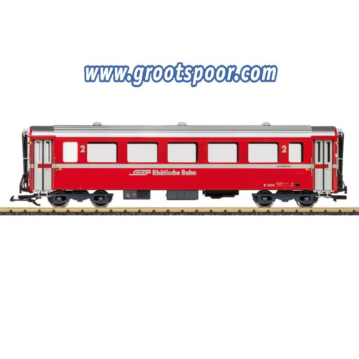 LGB 30676 RhB Schnellzugwagen 2. Klasse, Metallrader - sku: LGB30676-1 - Neu - Bild 2